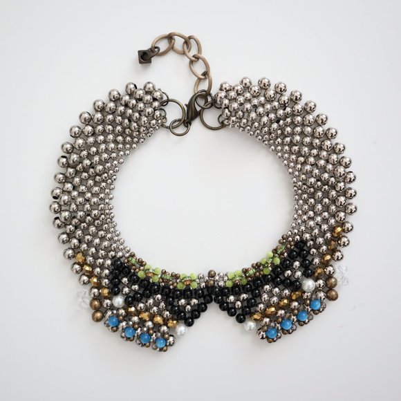Anthropologie Jewelry - Anthropologie Pam Hiran Sparked Agate Collar Necklace